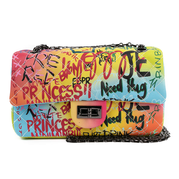 Graffiti Quilted Bag