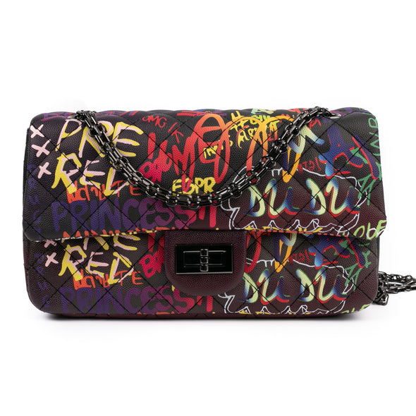 Graffiti Quilted Bag