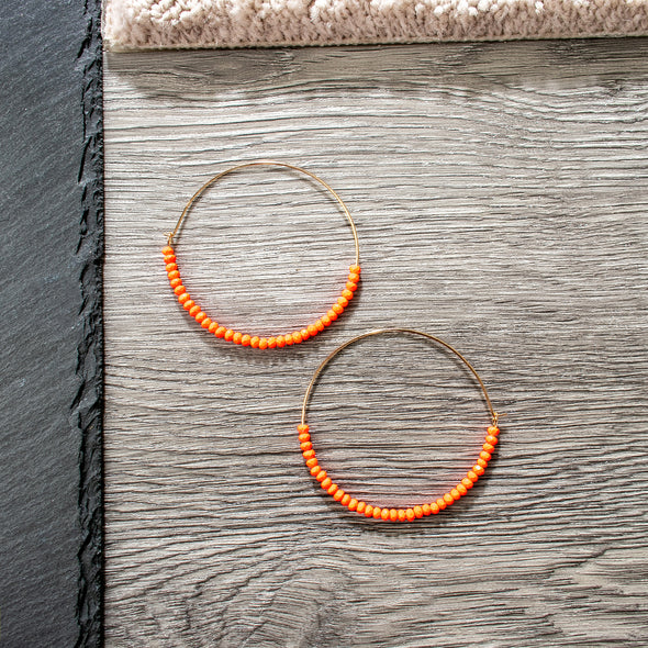 Sasha Hoops Earrings