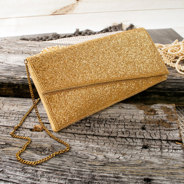 Pau Beaded Clutch Bag
