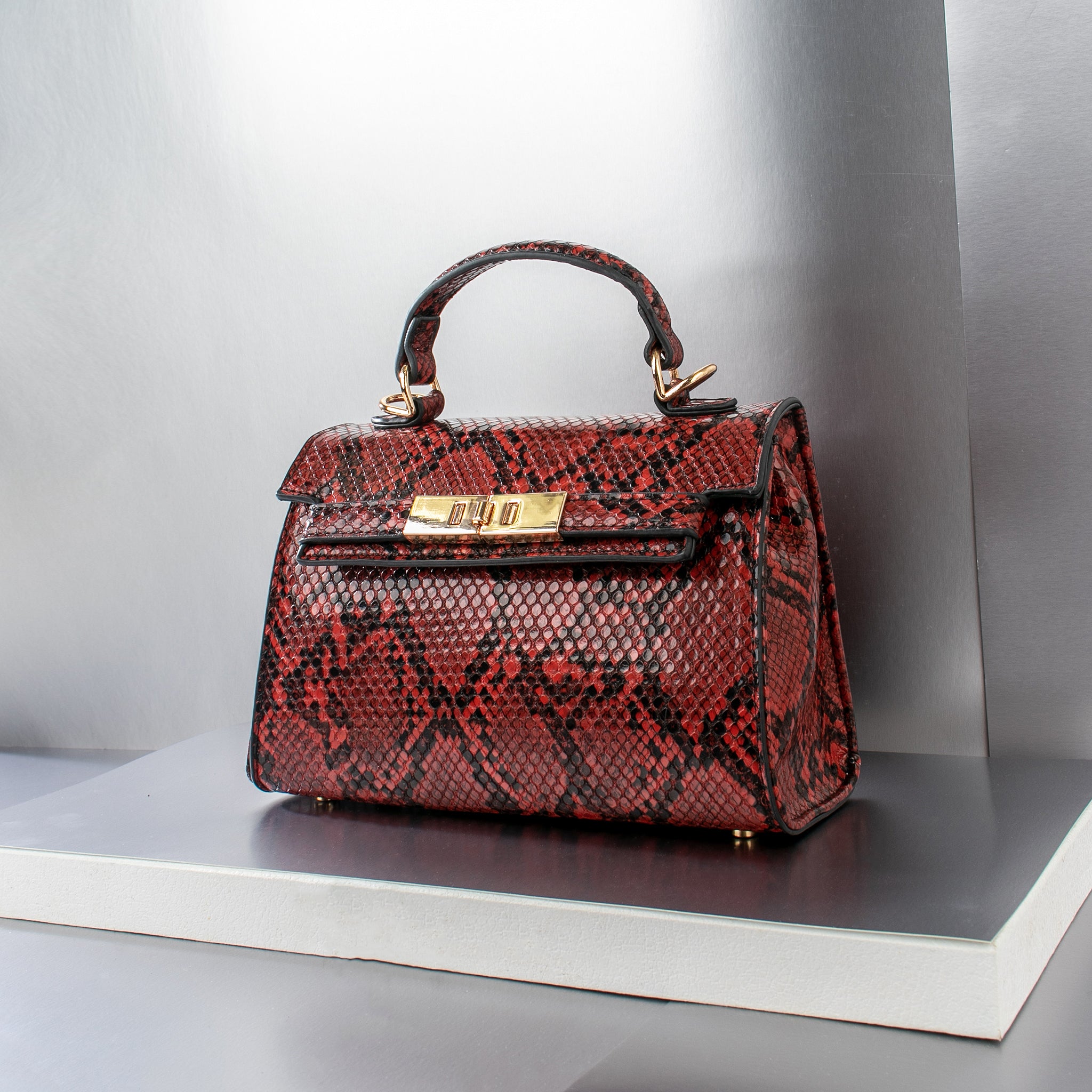 Myrtle Snake Print Mini Bag adrianabijoux
