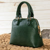 Lana Crocodile Faux Leather Handbag