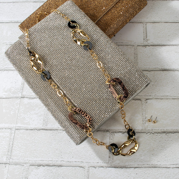 Gabriela Animal Print Necklace Set