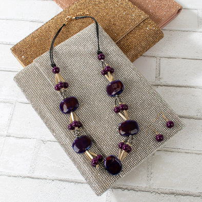 Gabby Ceramic Beads Necklace Set