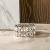 Vina Round Shapes Rhinestone Bracelets