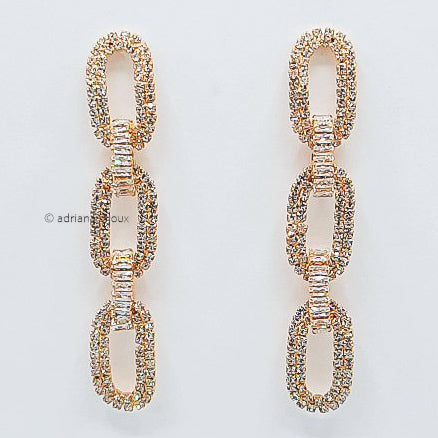 Rhinestone Statement Earrings 5081