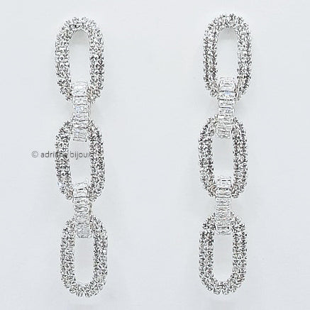 Rhinestone Statement Earrings 5081