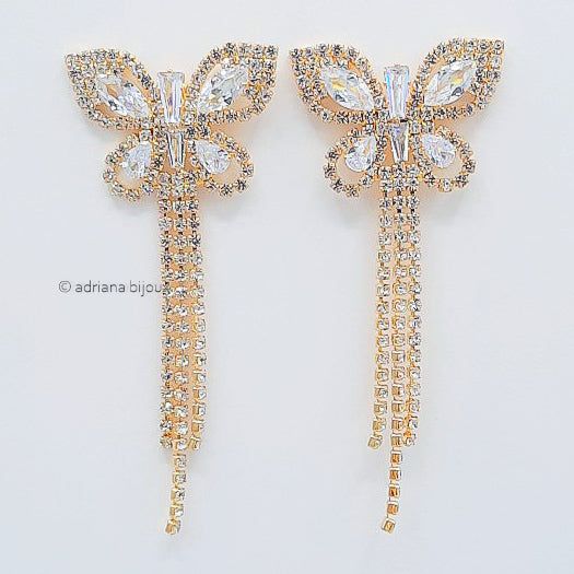 Rhinestone Statement Earrings 5086