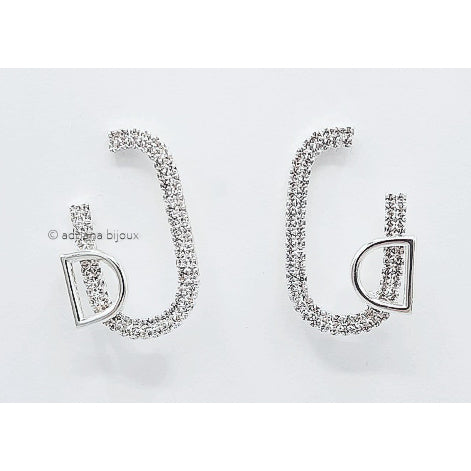 Rhinestone Statement Earrings 5092