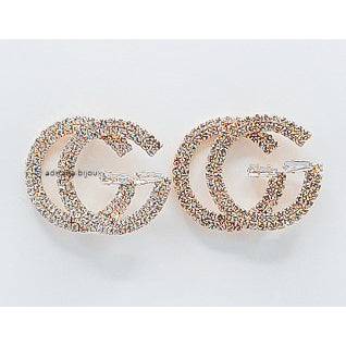 Rhinestone Statement Earrings 5095