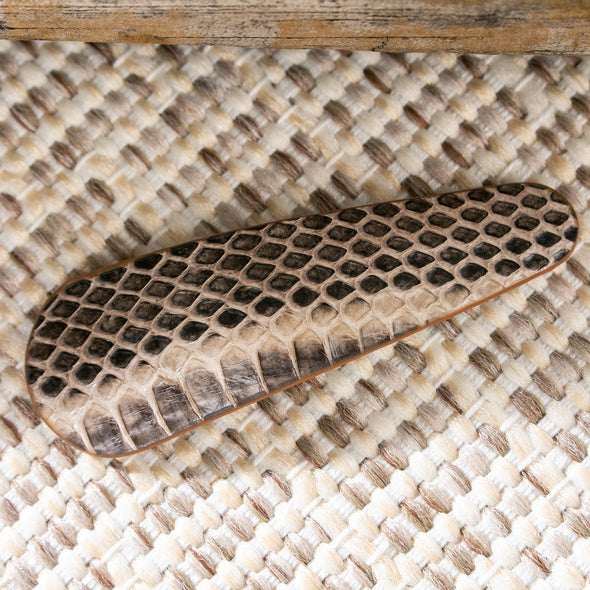 Galissia Snake Print Hair Clips