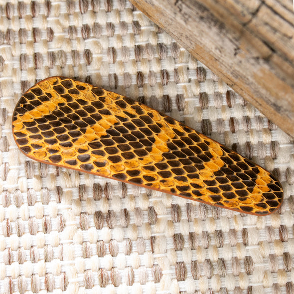 Galissia Snake Print Hair Clips