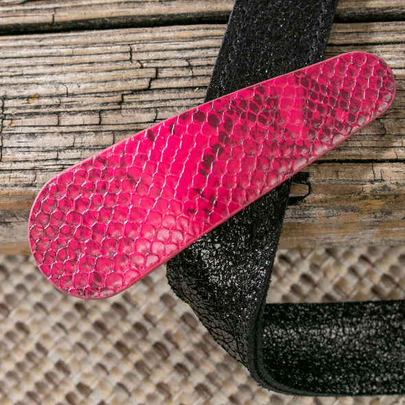 Shannon Snake Print Hair Clips