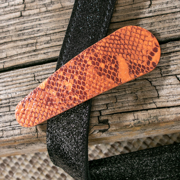 Shannon Snake Print Hair Clips