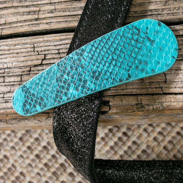Shannon Snake Print Hair Clips
