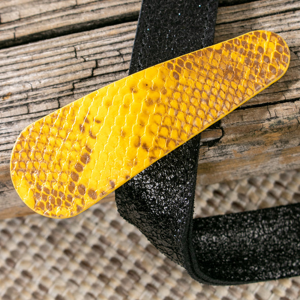 Shannon Snake Print Hair Clips
