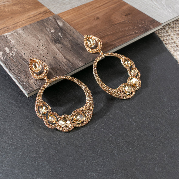Alvena Rhinestones Earrings