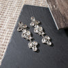 Arabelle Geometric Stone Drop  Earrings