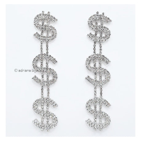 Dollar Statement Earrings 2335