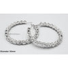 Rhinestone Hoop Earrings 2350