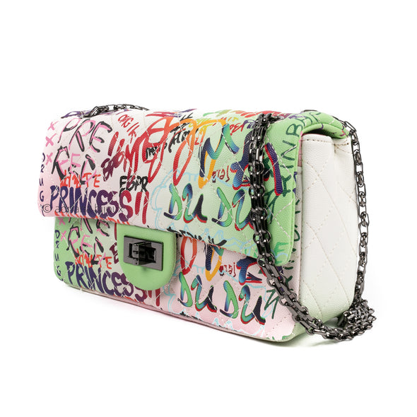 Graffiti Quilted Bag
