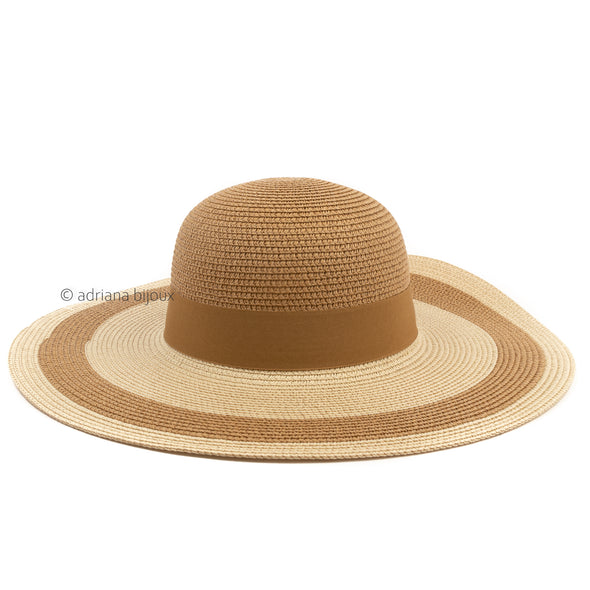 Summer Straw Striped Hat