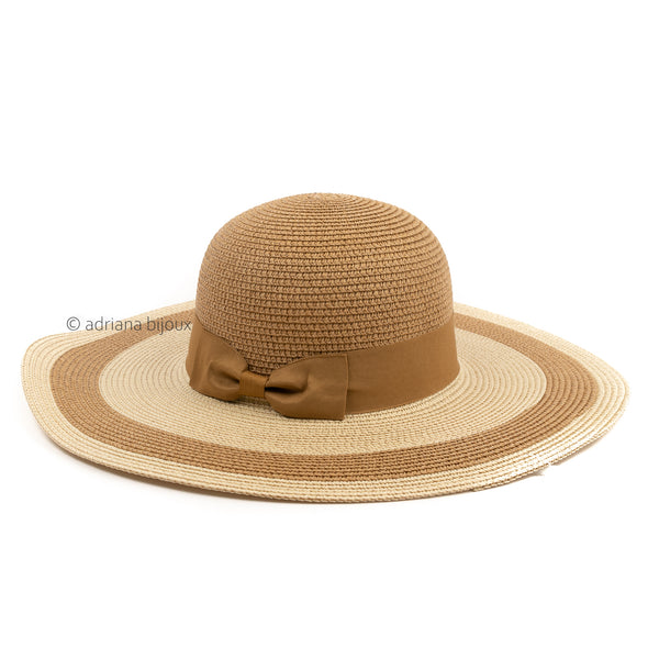 Summer Straw Striped Hat