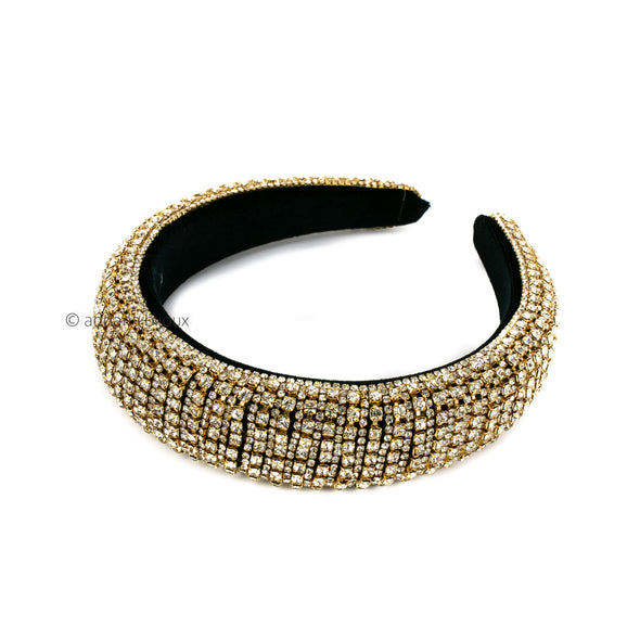 Rhinestone Padded Headband