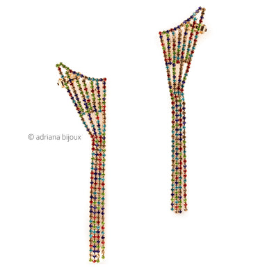 Rhinestone Statement Earrings