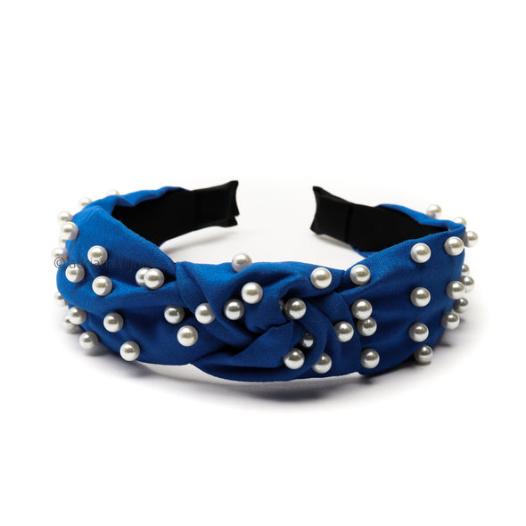 Pearl Wide Knotted Headband