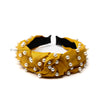 Pearl Wide Knotted Headband