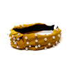 Pearl Wide Knotted Headband