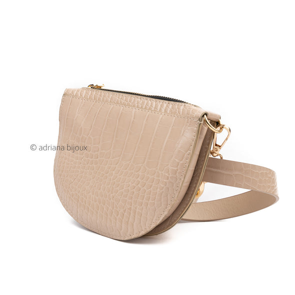Croc Gold Chain Belt Bag