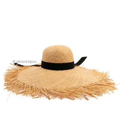 Oversize Fringe Sun Hat