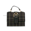 Plaid Buckle Bag