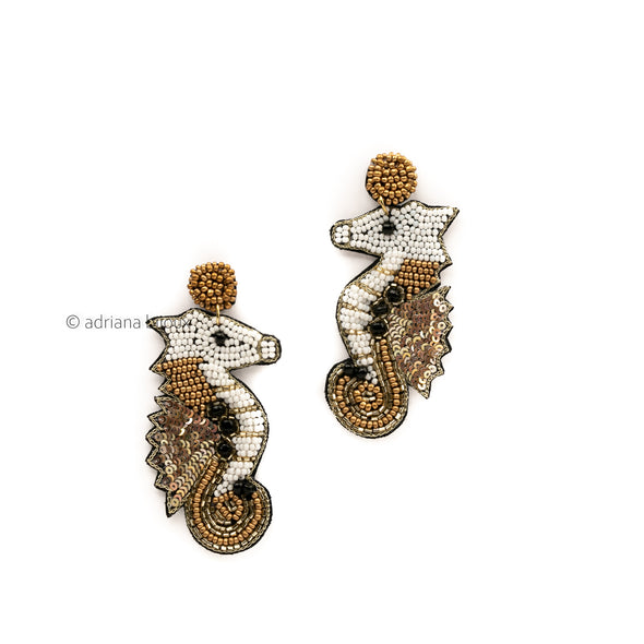 Seahorse Beaded Earrings