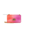 Ombre Chevron Mini Jelly Bag