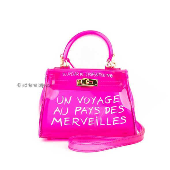 Small Neon Wonderland Jelly  Bag