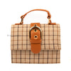 Plaid Buckle Bag