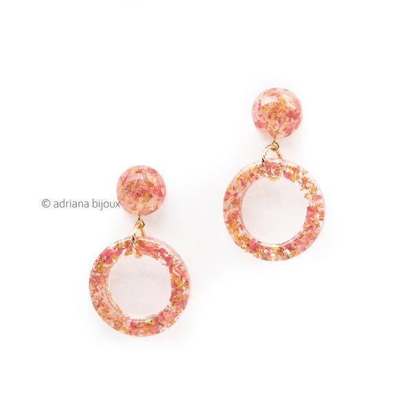 Acrylic Hoop Earrings