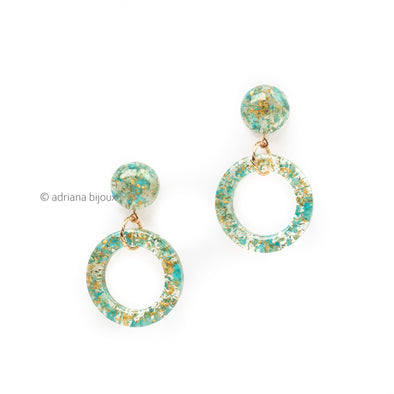 Acrylic Hoop Earrings