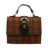 Plaid Buckle Bag