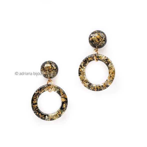 Acrylic Hoop Earrings