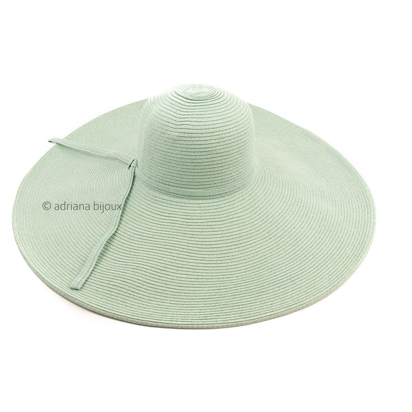 Elegant Wide Brim Straw Hat