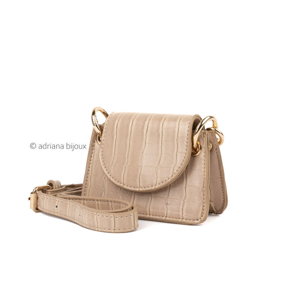 Croc Mini Flap Bag