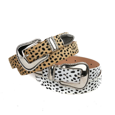 Animal Print Thin Belt