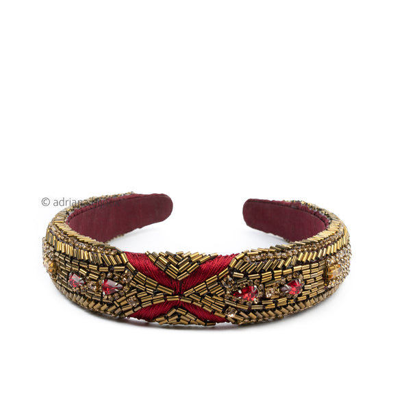 Beaded Antique Headband