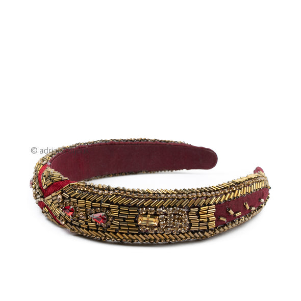 Beaded Antique Headband