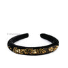 Beaded Velvet Headband