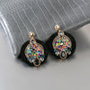 Hailey Round Tassel Earrings